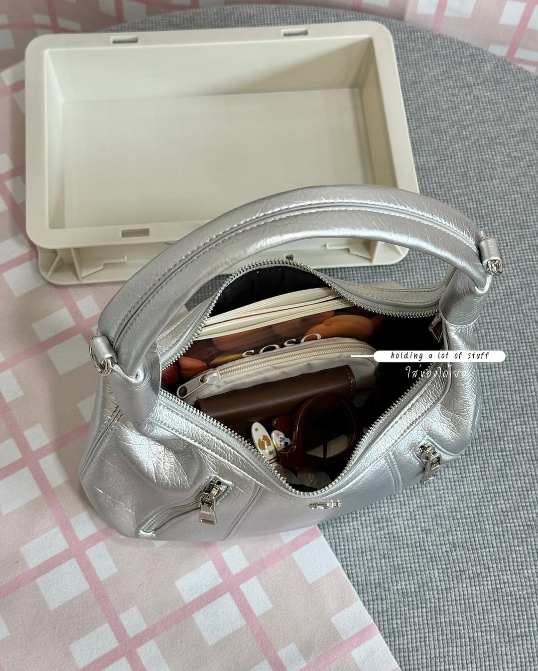[香港現貨✨] [獨家代理🎀] Zoey Shoulder Bag - silver