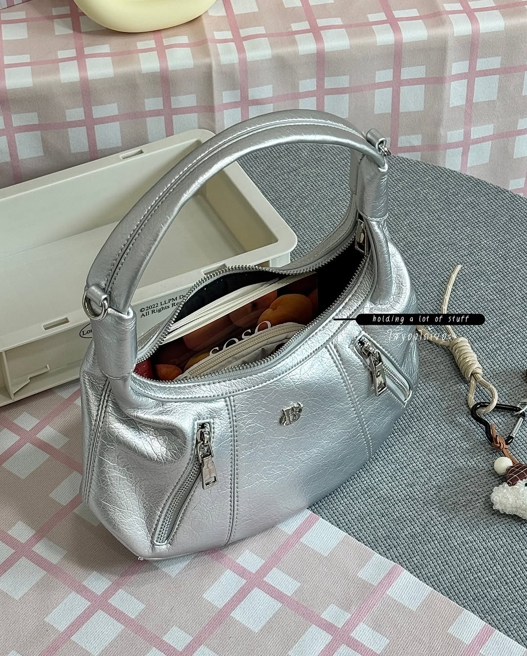 [香港現貨✨] [獨家代理🎀] Zoey Shoulder Bag - silver