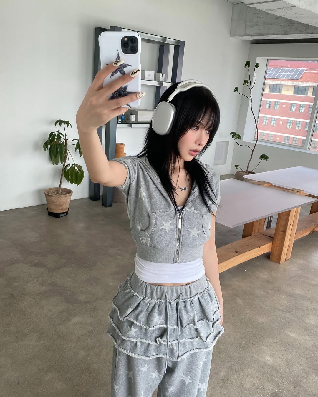 [kr] Starry Hooded Zip-up & Skirt / Pants