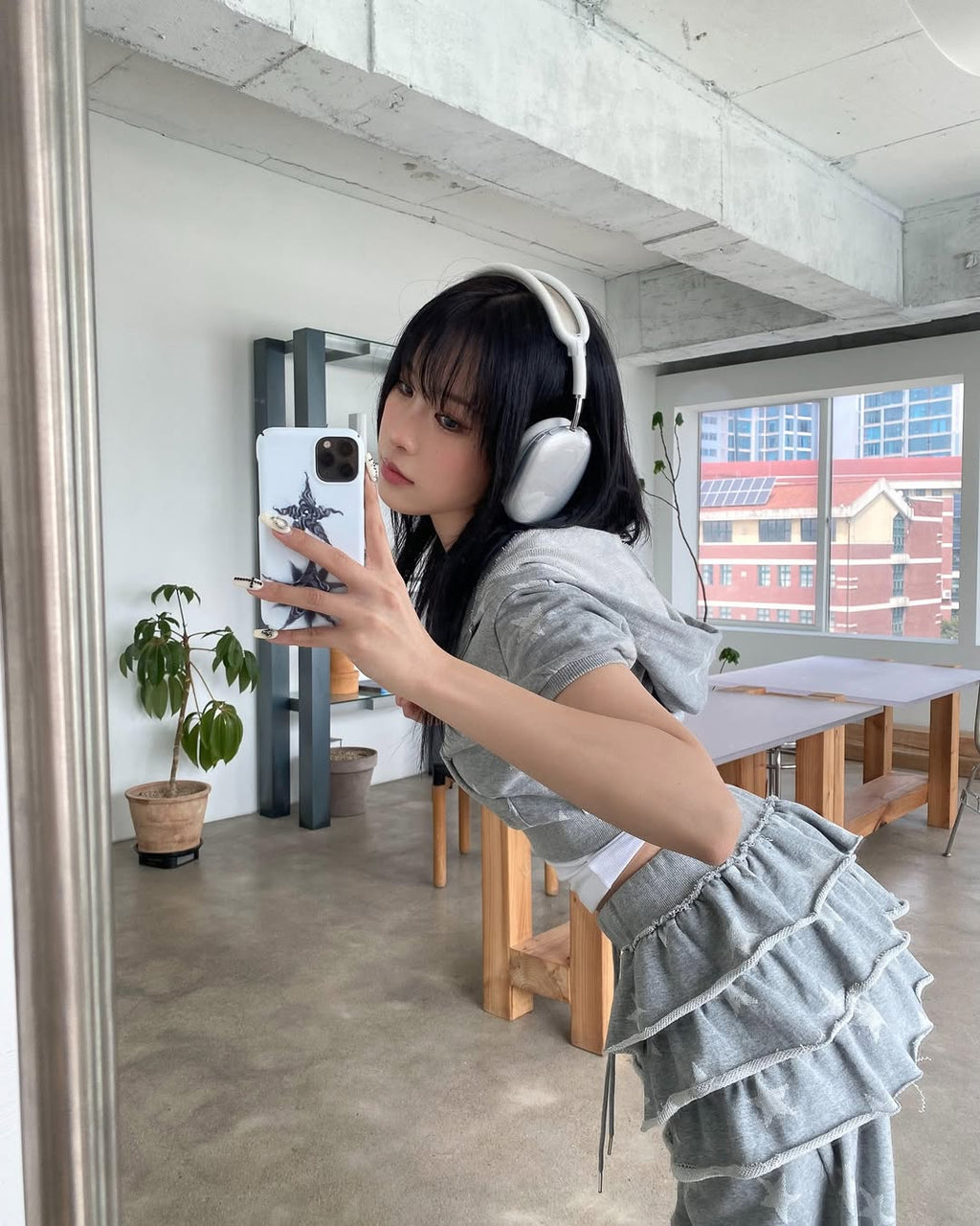 [kr] Starry Hooded Zip-up & Skirt / Pants