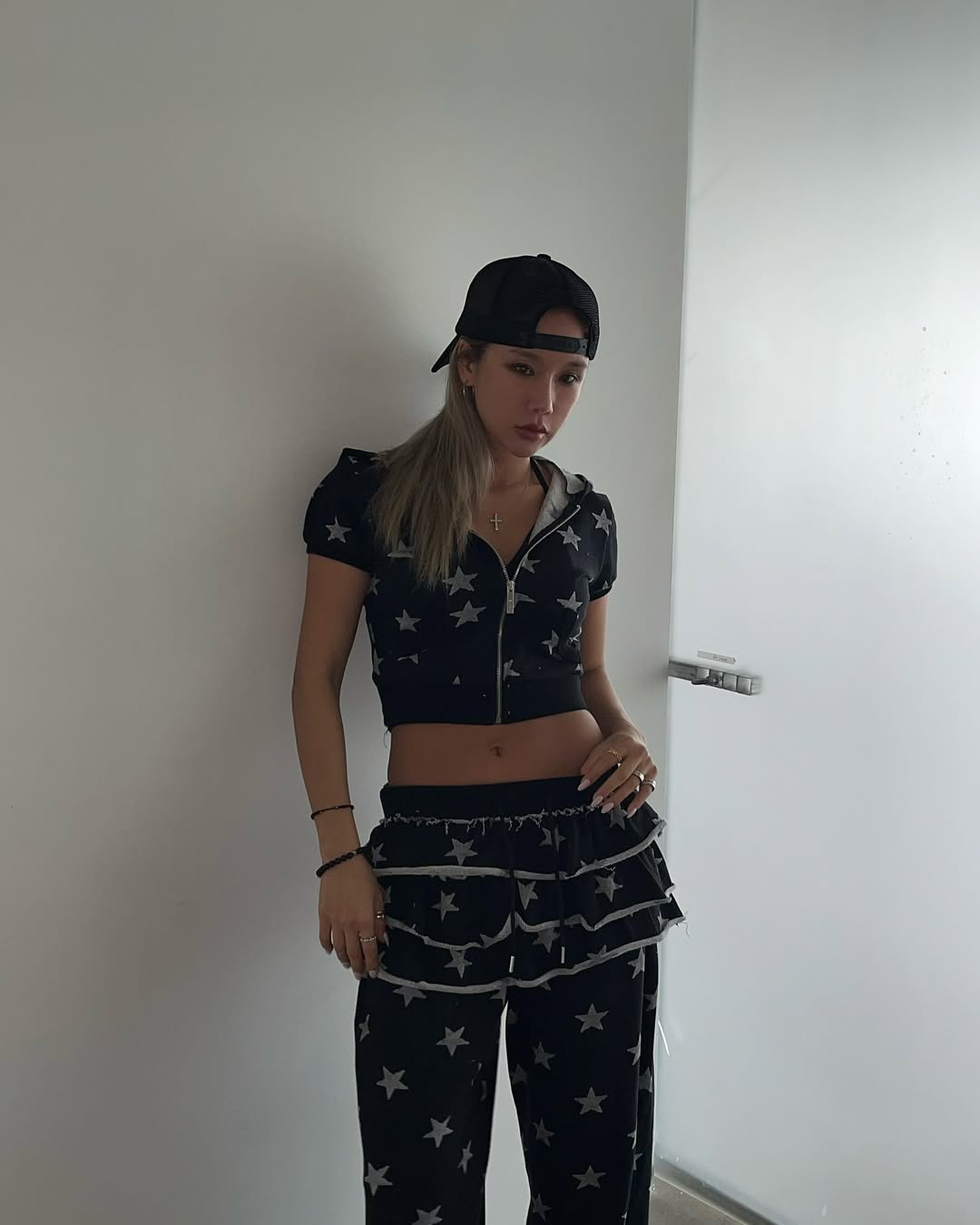 [kr] Starry Hooded Zip-up & Skirt / Pants