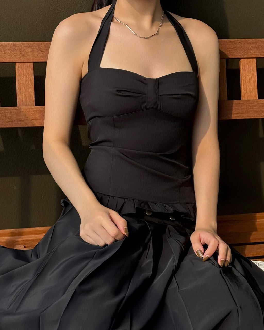 Gemma Halter Neck Top / 5colors