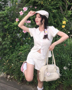 [獨家代理] the BusyBelle School Bag - Soy Milk