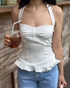 Gemma Halter Neck Top / 5colors