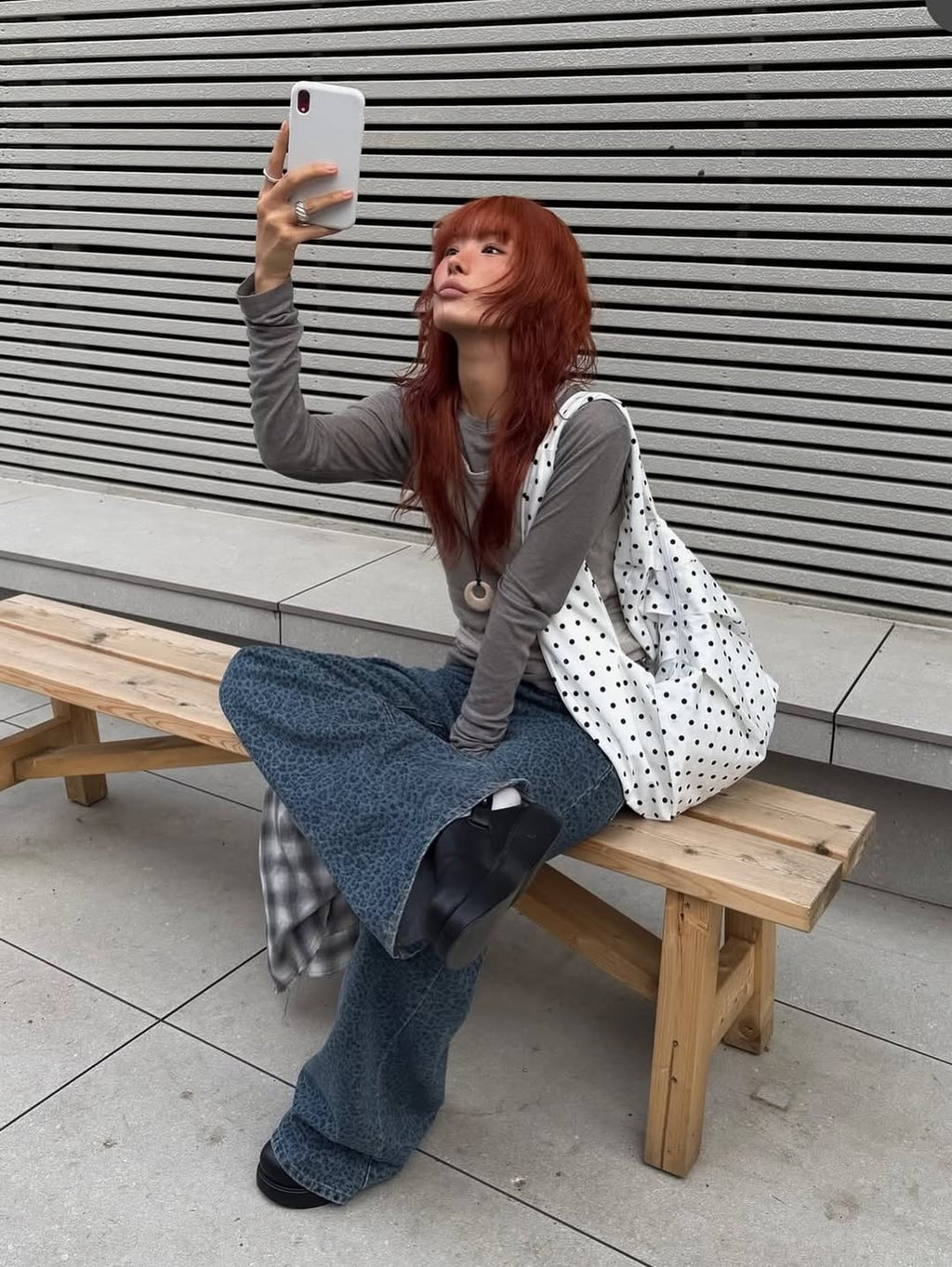 Dotty Shell Bag / 2colors