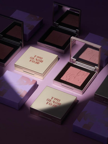 TWO SLASH FOUR All Over Face Blush - 3 PINK COLORS