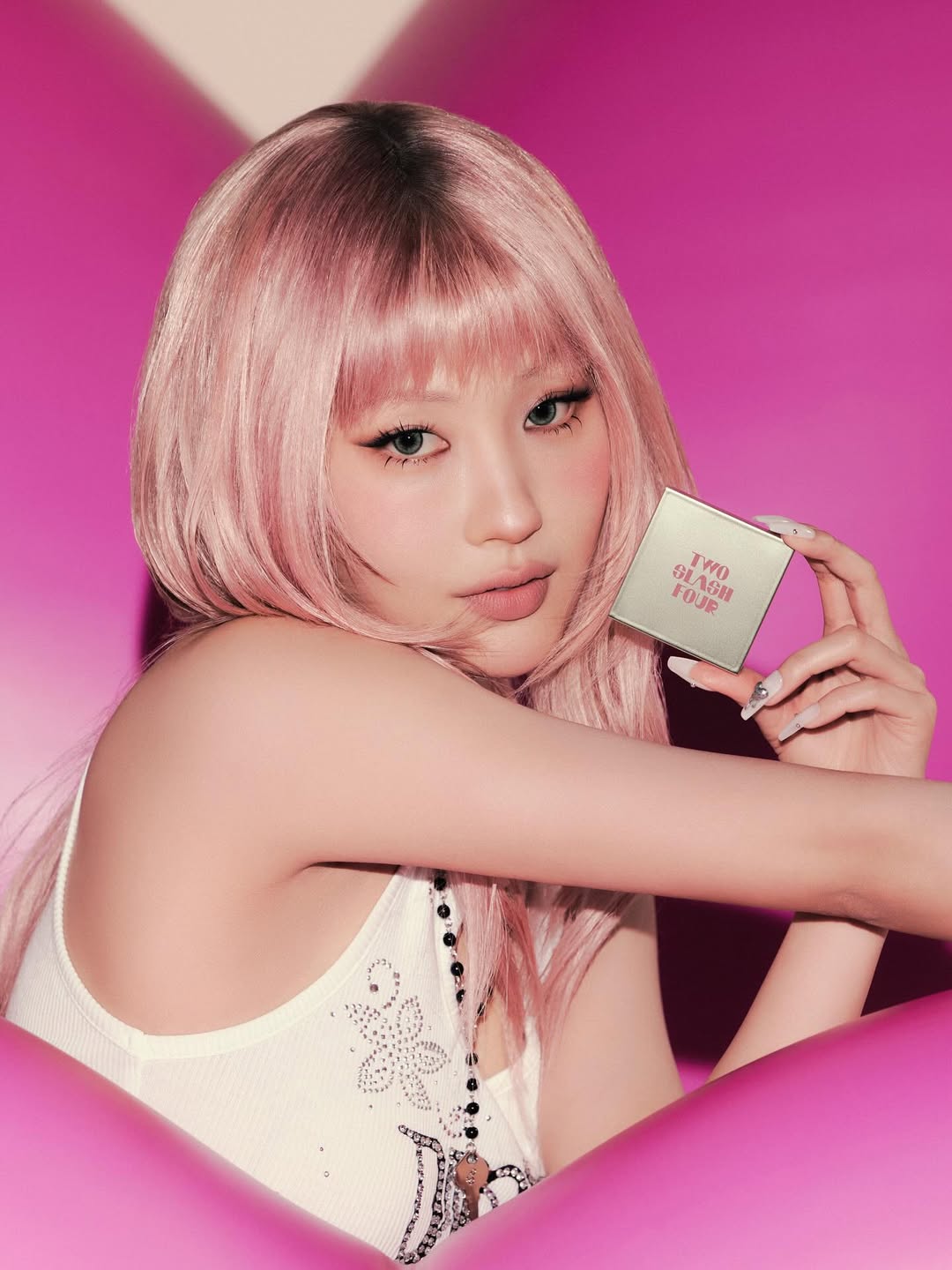 TWO SLASH FOUR All Over Face Blush - 3 PINK COLORS