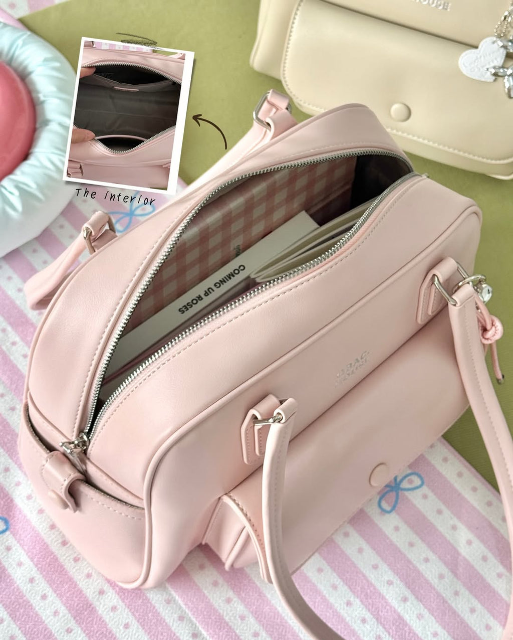 [獨家代理] the BusyBelle School Bag - Soft Pink