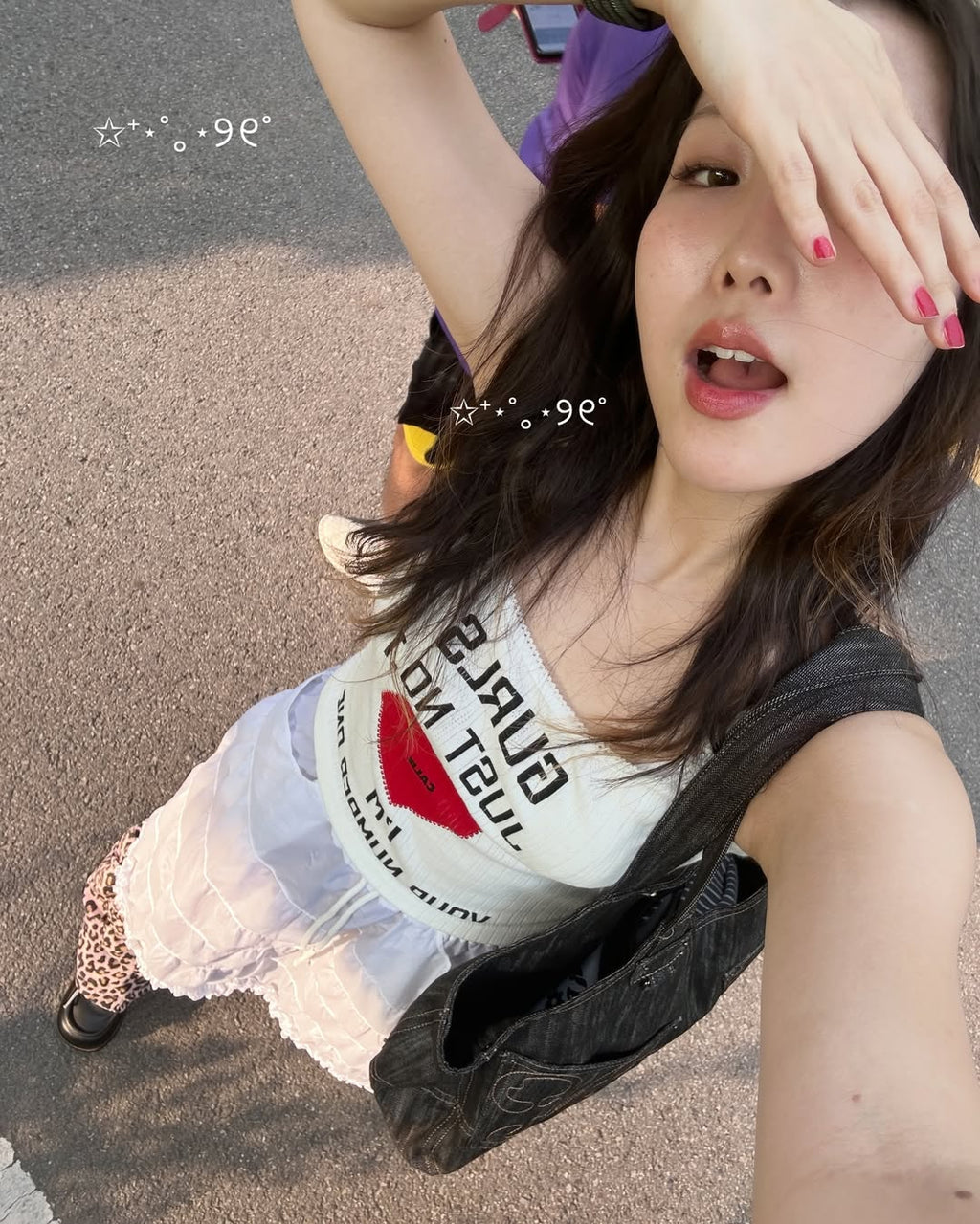 GURLS JUST SLEEVELESS TOP WHITE