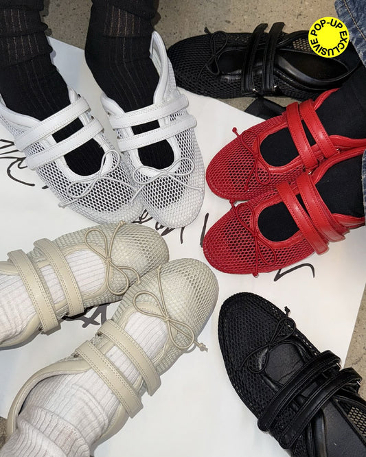 RIBBON MOZZI SHOES