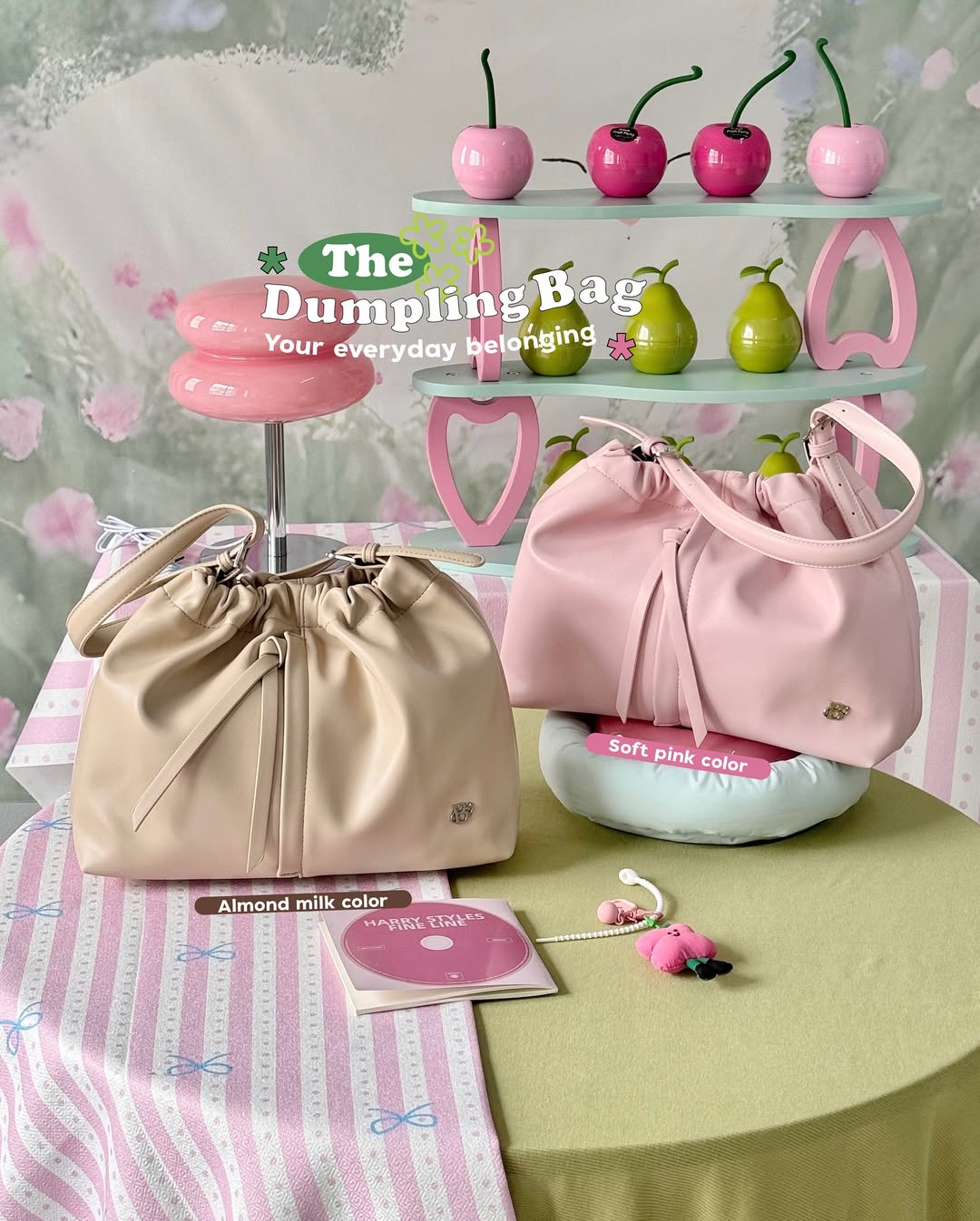 [獨家代理🎀] 抽繩版✨ the Dumpling Bag (drawstring) - 5colors