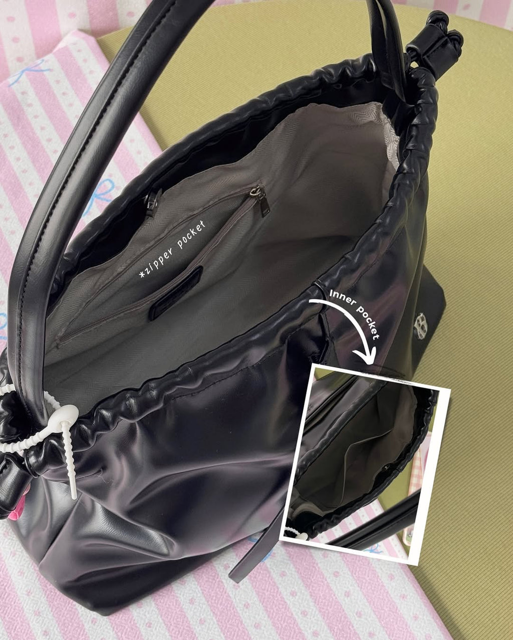 [獨家代理🎀] 抽繩版✨ the Dumpling Bag (drawstring) - 5colors