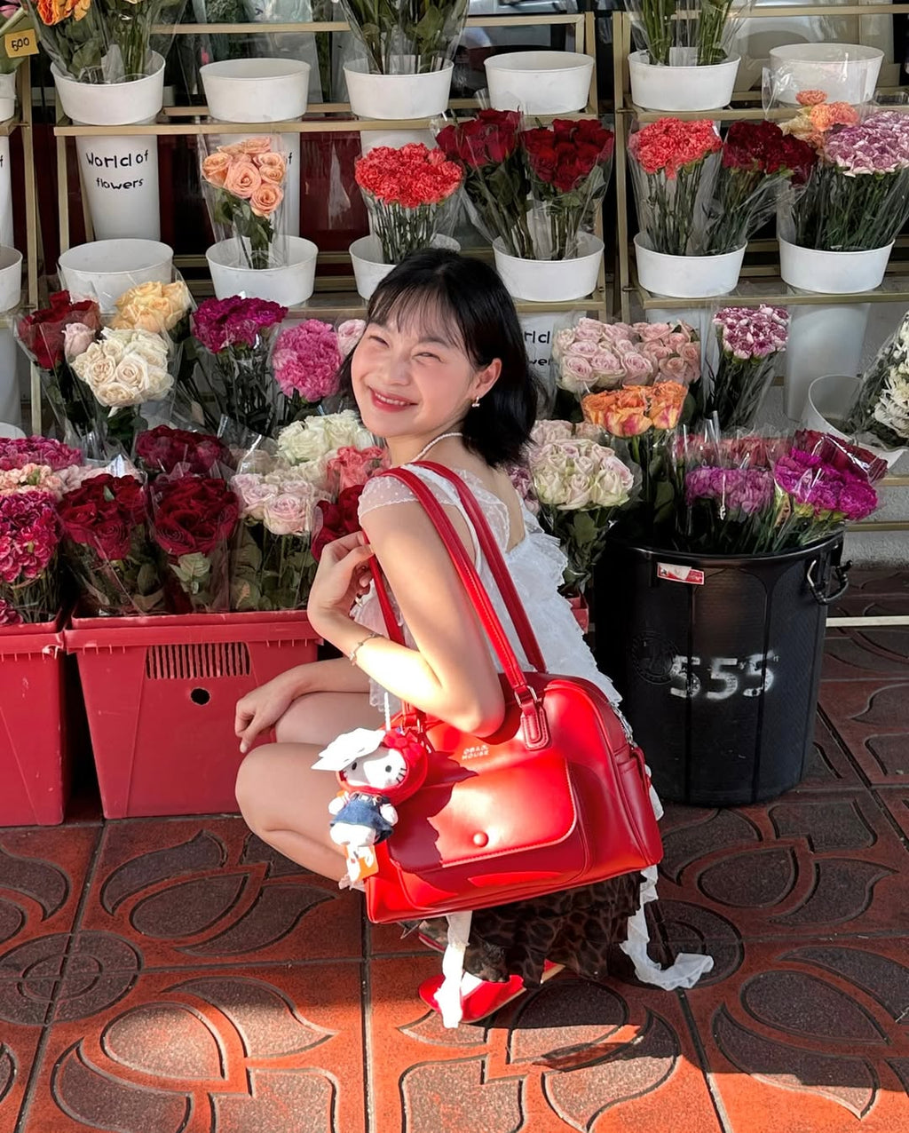 [獨家代理] the BusyBelle School Bag - Apple Red