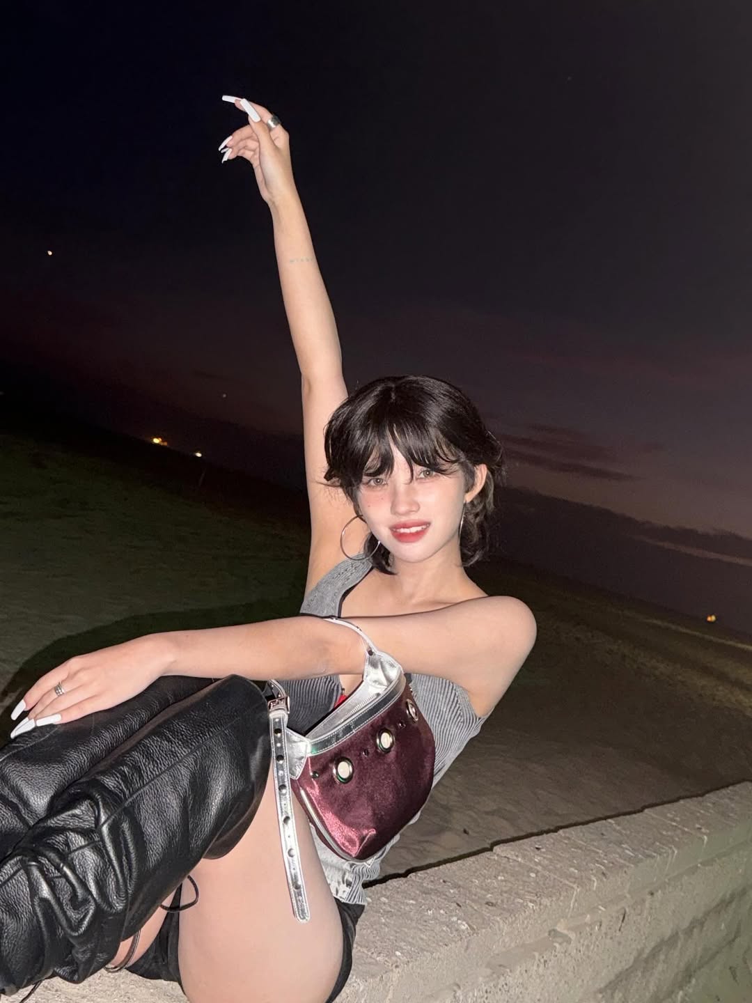 [Soyeon同款🎀] Hieta Cami Bag / Plum