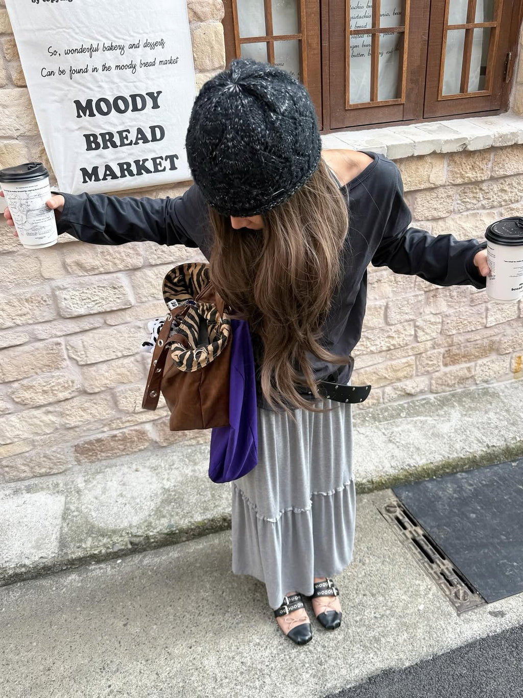 DEPC EYELET LEATHER BAG (VER.2) – BROWN