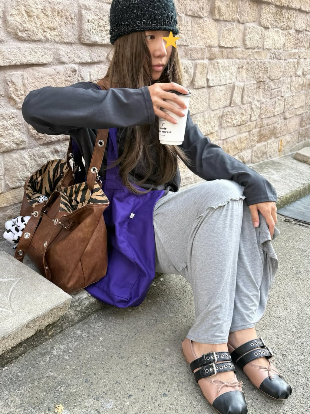 DEPC EYELET LEATHER BAG (VER.2) – BROWN