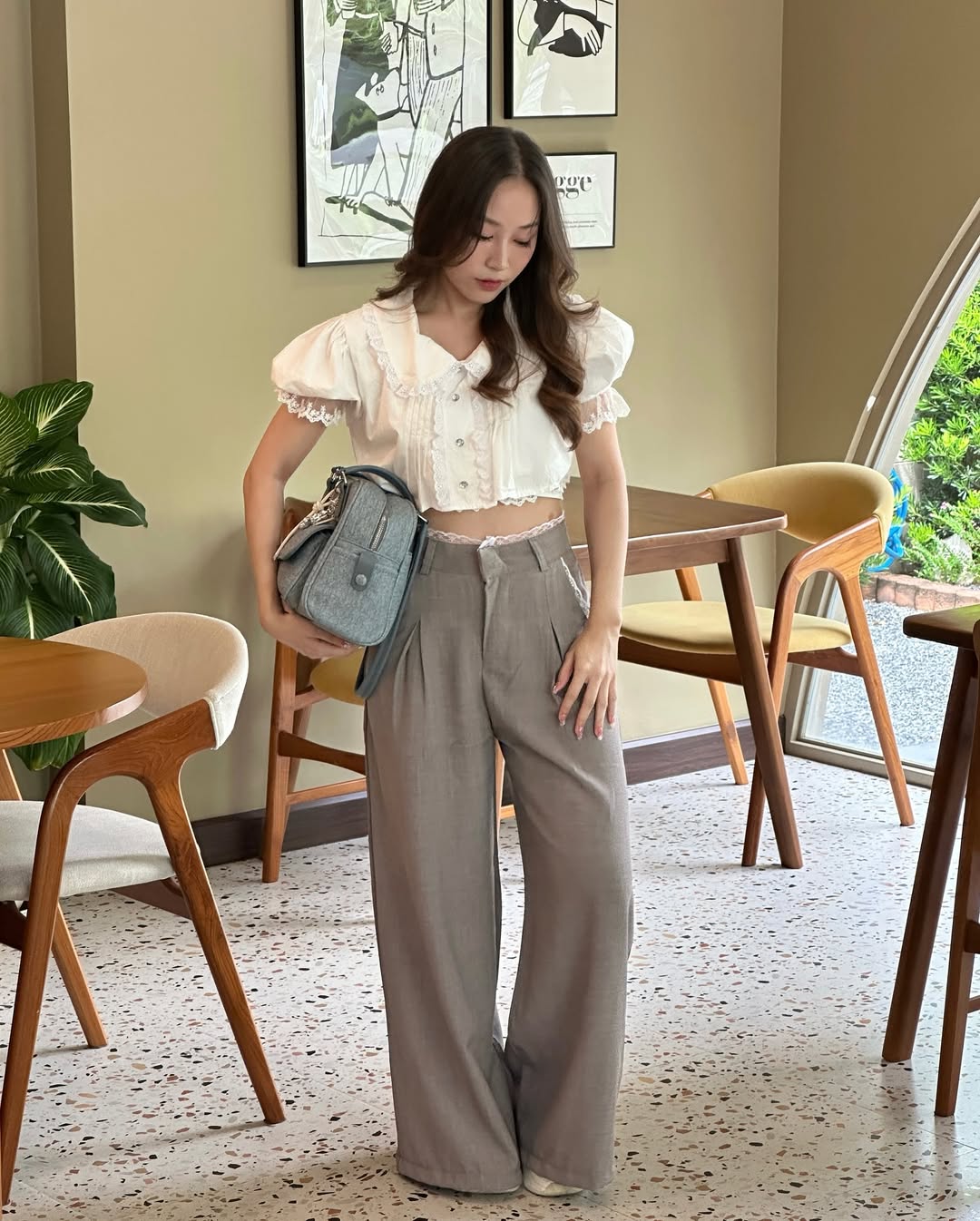 [獨家代理] the BusyBelle School Bag - Jean Blue