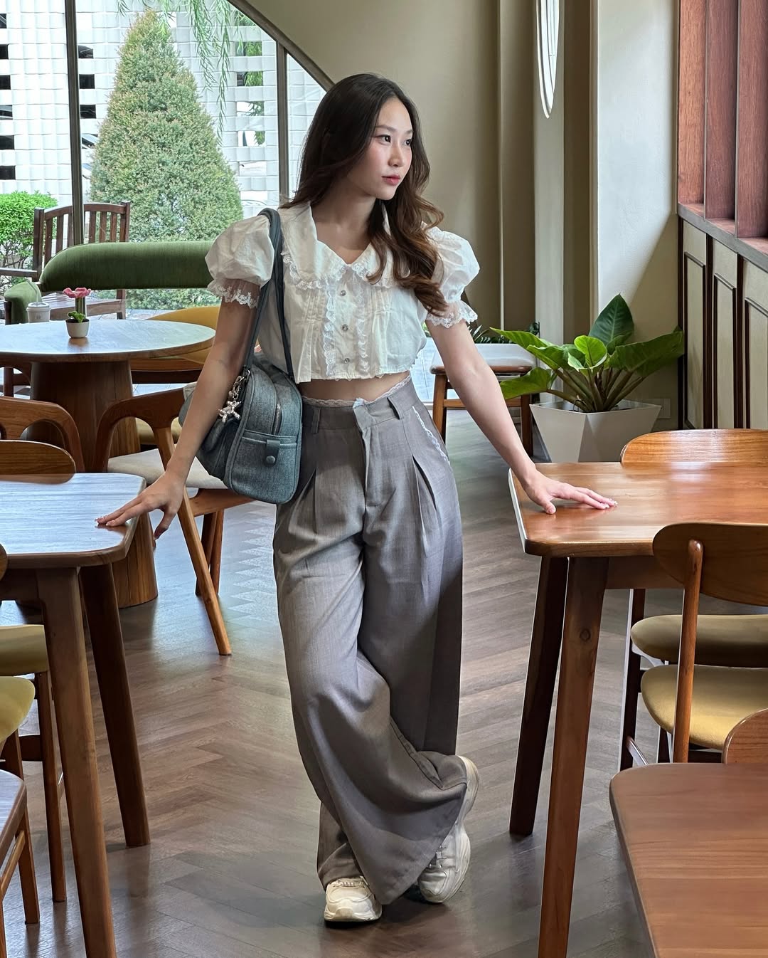 [獨家代理] the BusyBelle School Bag - Jean Blue