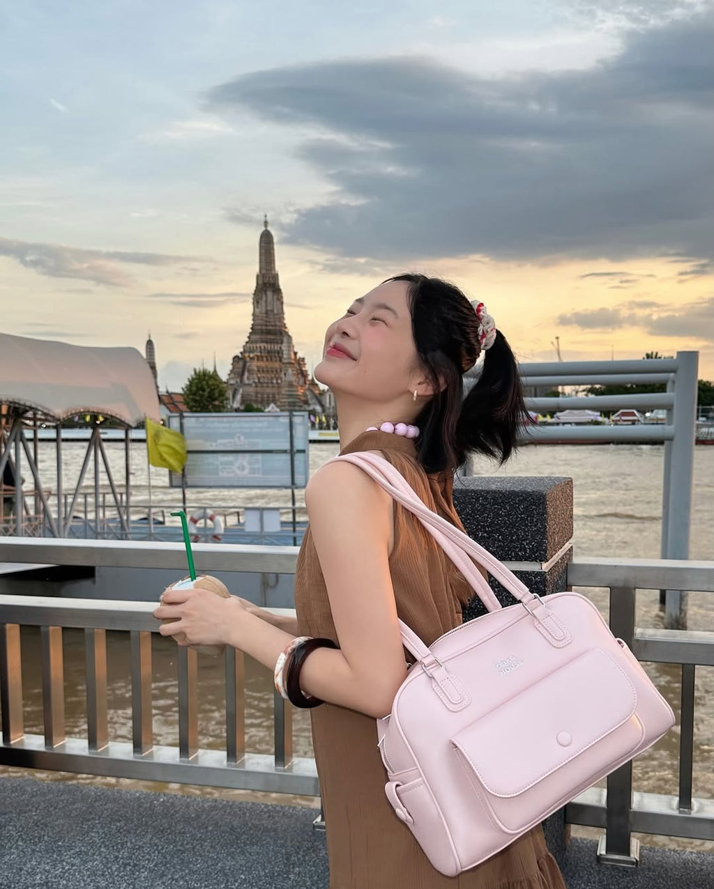 [獨家代理] the BusyBelle School Bag - Soft Pink