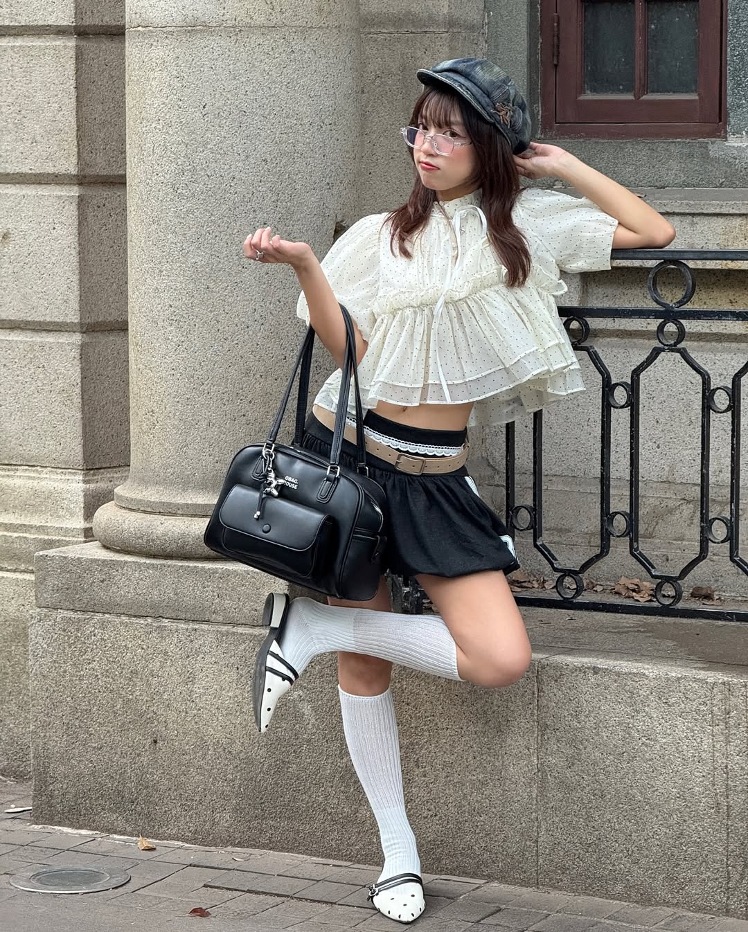 [獨家代理] the BusyBelle School Bag - Midnight Black