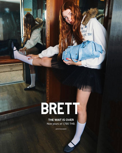 Peppershimmer Brett Shoulder Bag - 9colors 🦇🍞