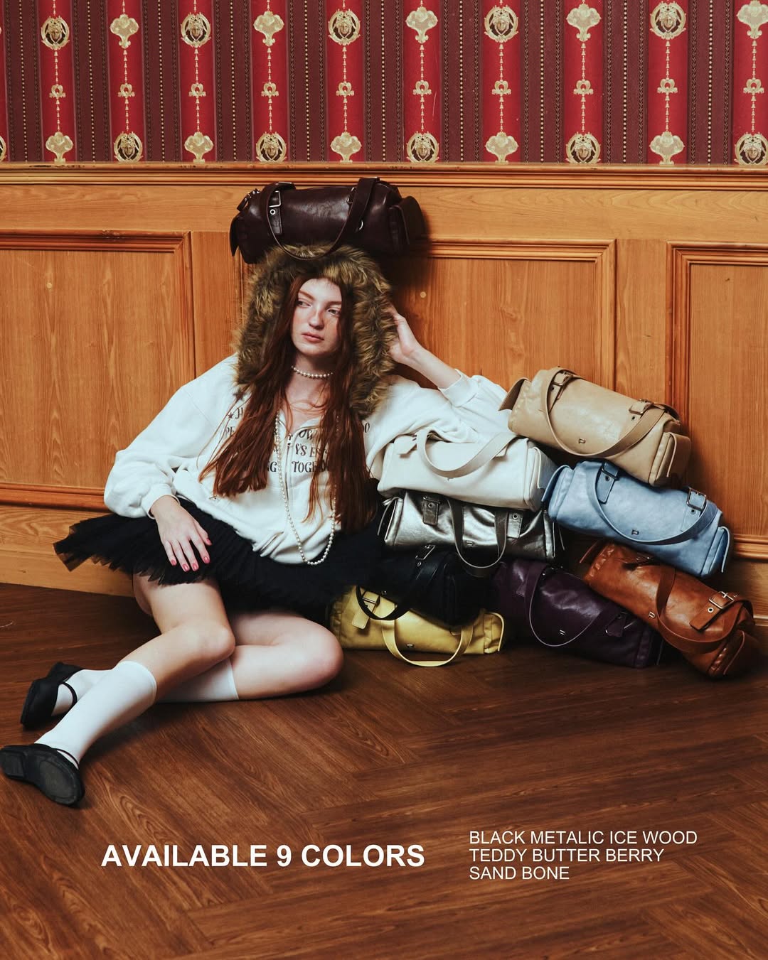 Peppershimmer Brett Shoulder Bag - 9colors 🦇🍞