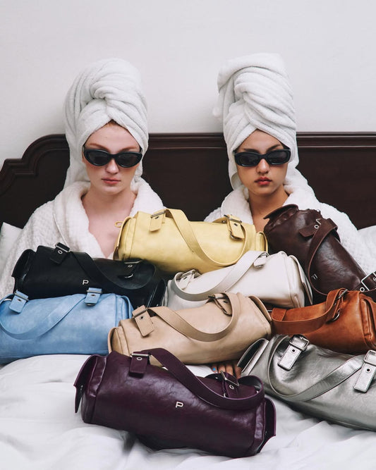 Peppershimmer Brett Shoulder Bag - 9colors 🦇🍞