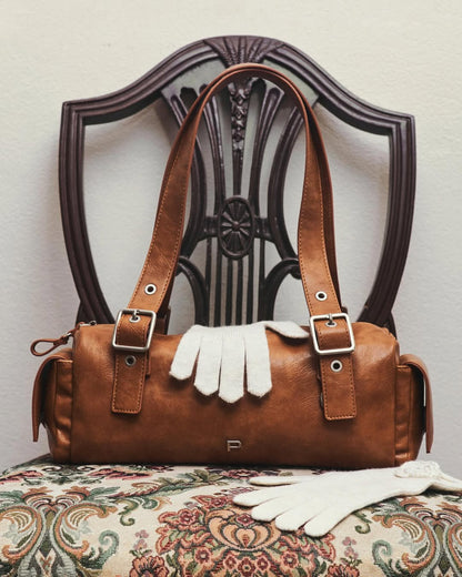 Peppershimmer Brett Shoulder Bag - 9colors 🦇🍞