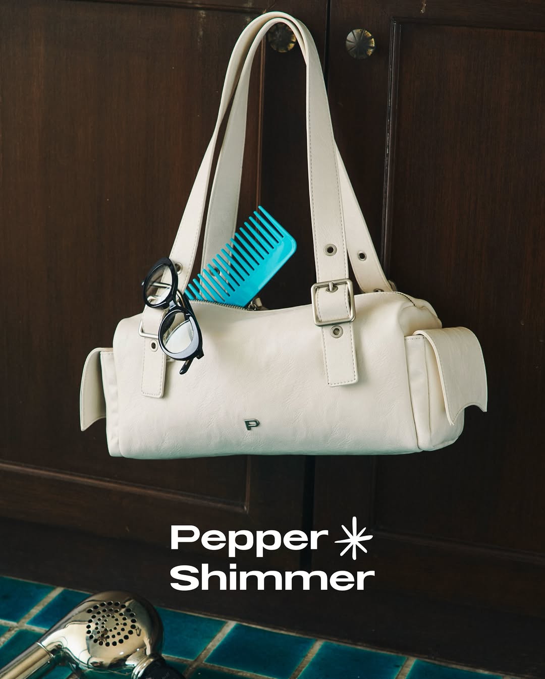 Peppershimmer Brett Shoulder Bag - 9colors 🦇🍞