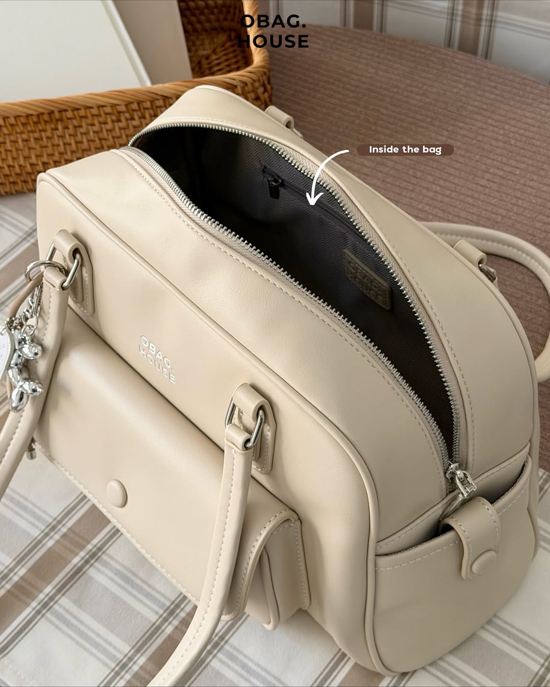 [獨家代理] the BusyBelle School Bag - Soy Milk