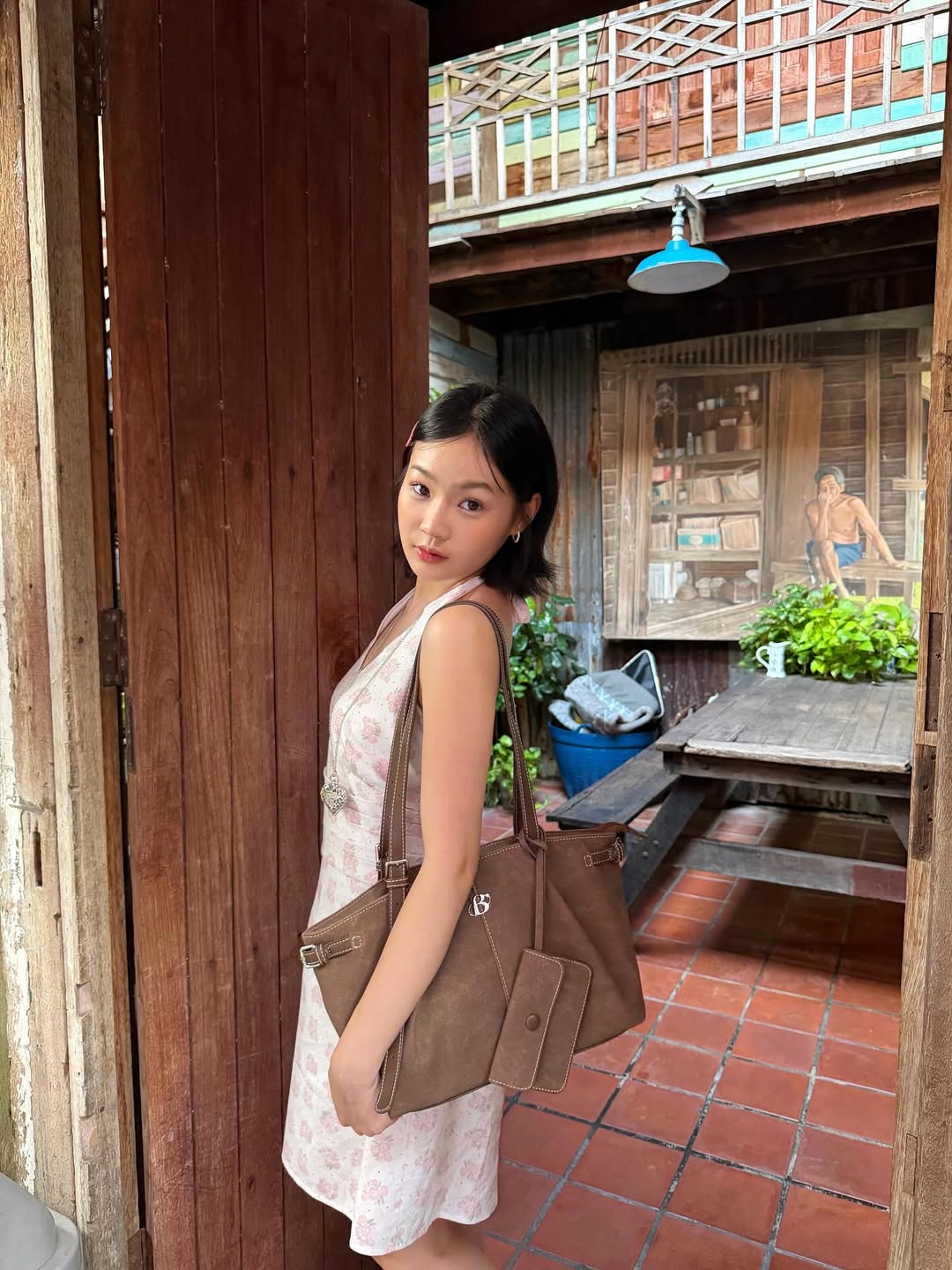 [獨家代理] the Bloom Tote Collection - Mocha Suede