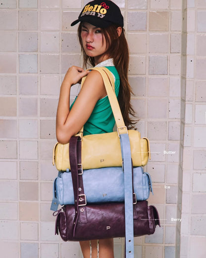 Peppershimmer Brett Shoulder Bag - 9colors 🦇🍞