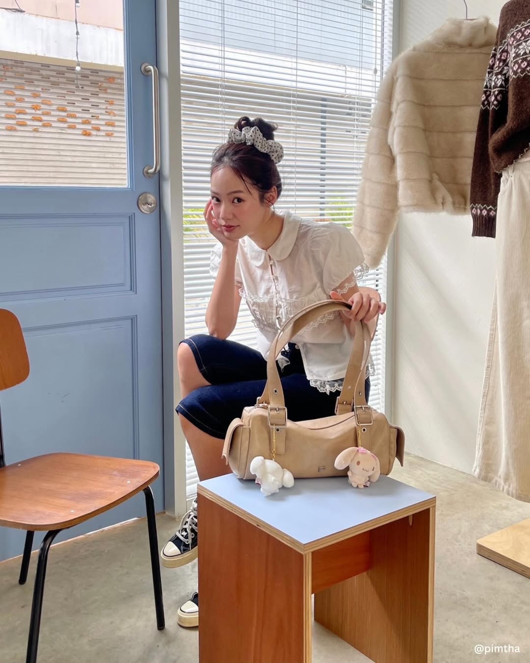 Peppershimmer Brett Shoulder Bag - 9colors 🦇🍞