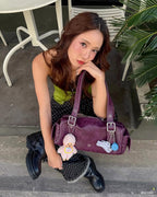 Peppershimmer Brett Shoulder Bag - 9colors 🦇🍞