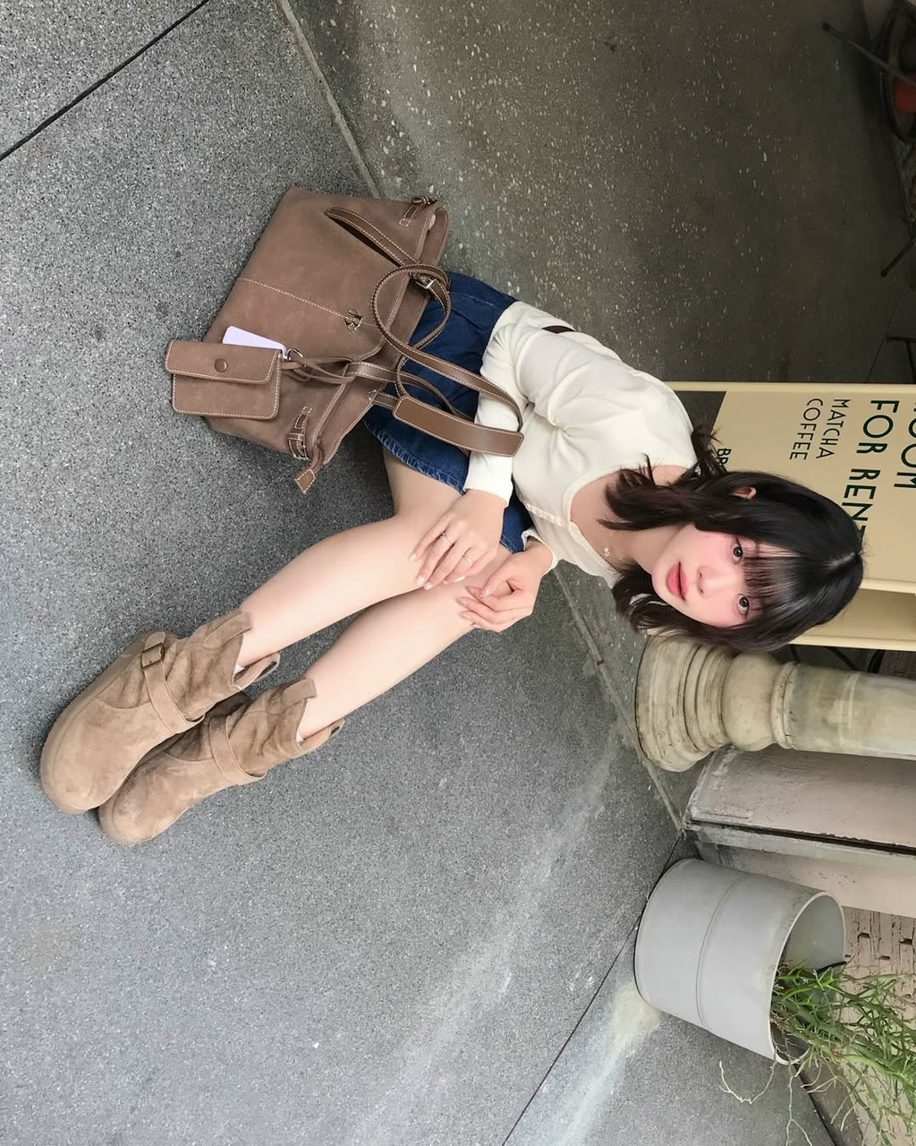 [獨家代理] the Bloom Tote Collection - Mocha Suede