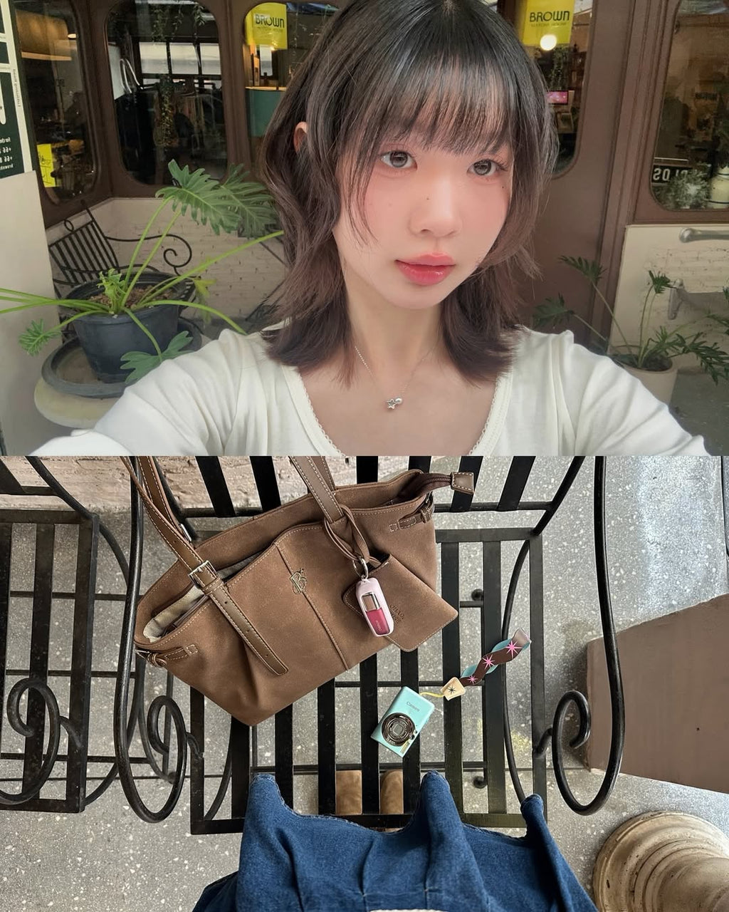 [獨家代理] the Bloom Tote Collection - Mocha Suede