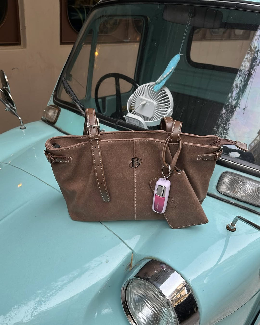 [獨家代理] the Bloom Tote Collection - Mocha Suede
