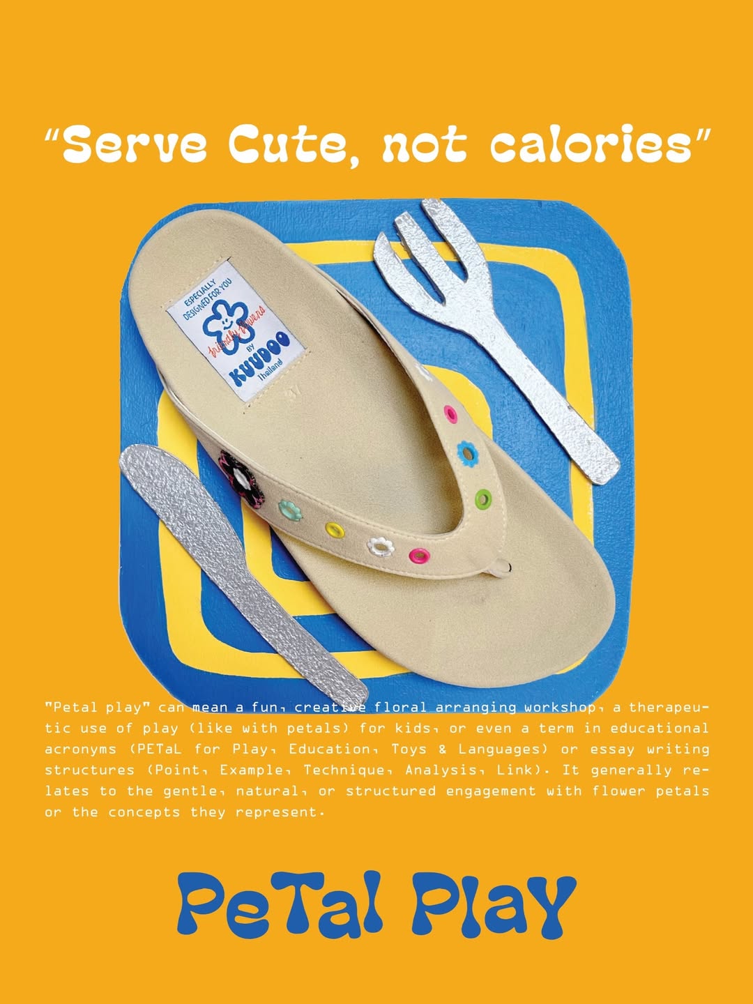 [開團優惠價💓] [kuudoo] Petal Play Flip-flops / 4 colors (Size 35~45 avilable)