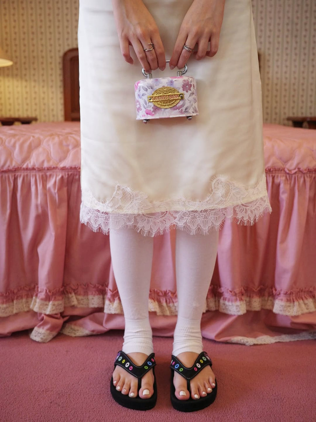 [開團優惠價💓] [kuudoo] Petal Play Flip-flops / 4 colors (Size 35~45 avilable)