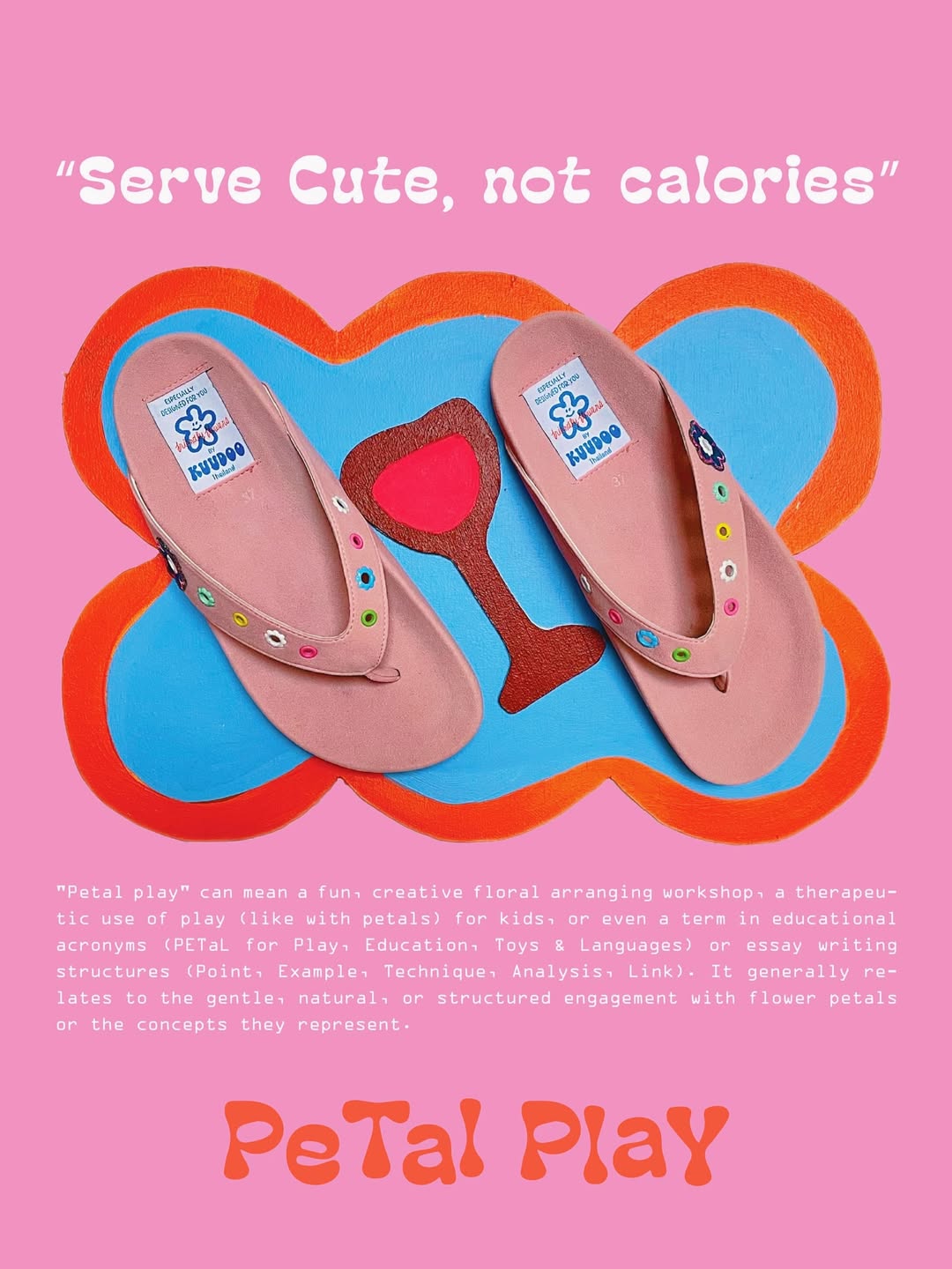 [開團優惠價💓] [kuudoo] Petal Play Flip-flops / 4 colors (Size 35~45 avilable)