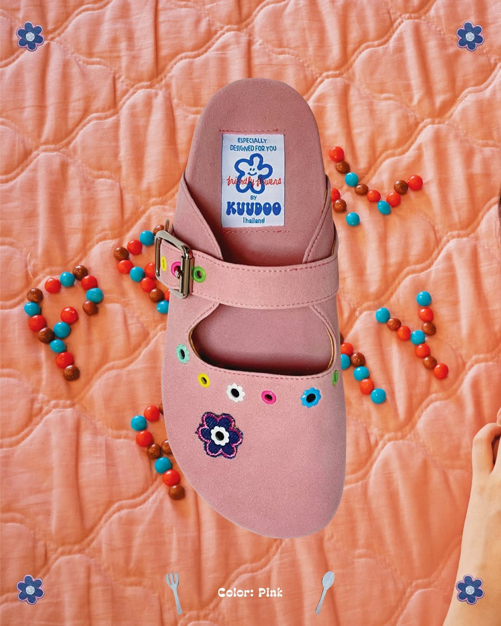 [開團優惠價💓] [kuudoo] Petal Play Sandals / 4 colors (Size 35~45 avilable)
