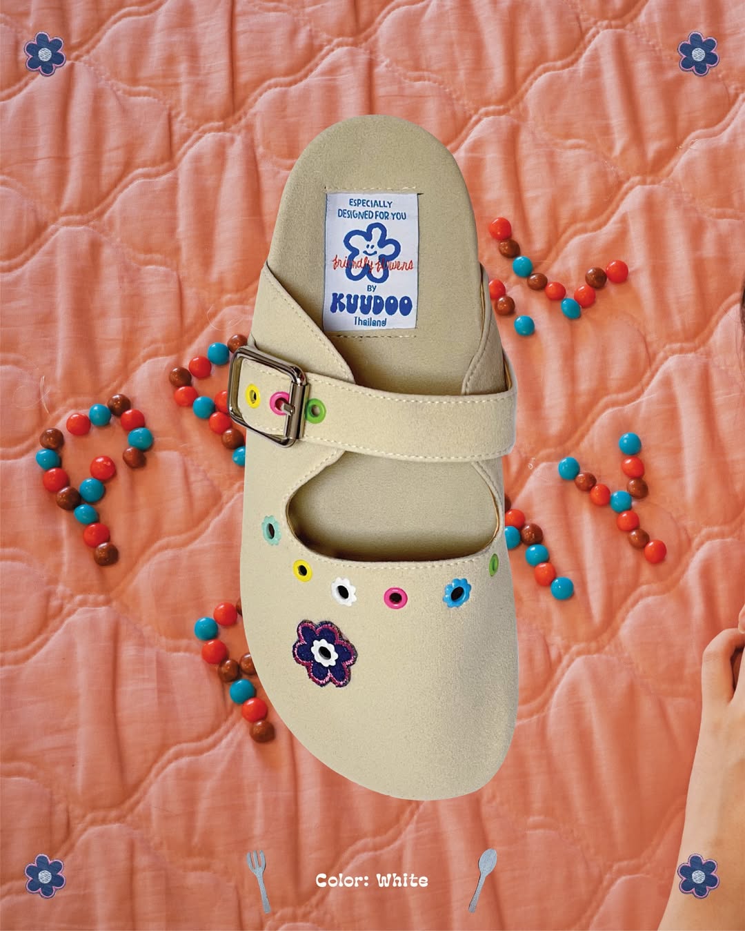 [開團優惠價💓] [kuudoo] Petal Play Sandals / 4 colors (Size 35~45 avilable)