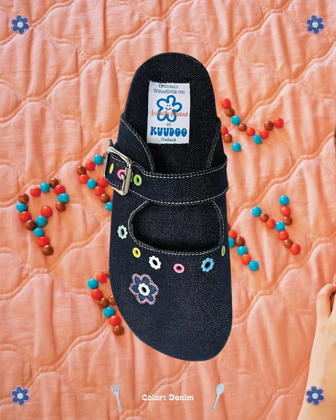 [開團優惠價💓] [kuudoo] Petal Play Sandals / 4 colors (Size 35~45 avilable)