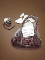 [品牌授權代理] [Rondi House] Dumpling Shoulder Bag - Bordeaux Red Wine