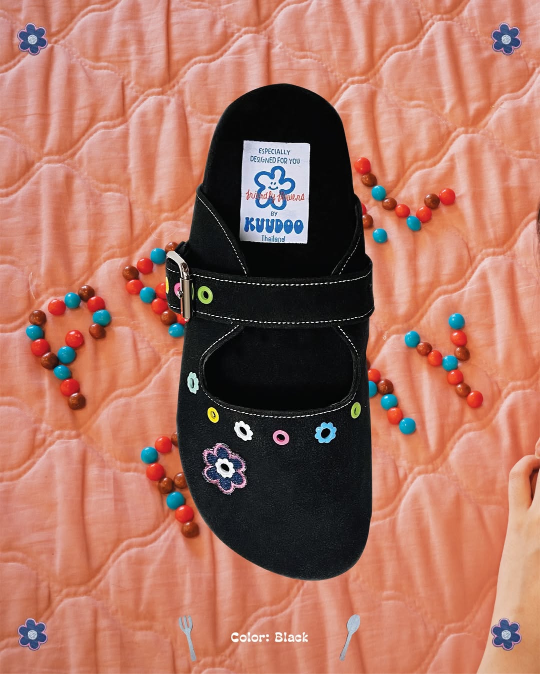 [開團優惠價💓] [kuudoo] Petal Play Sandals / 4 colors (Size 35~45 avilable)