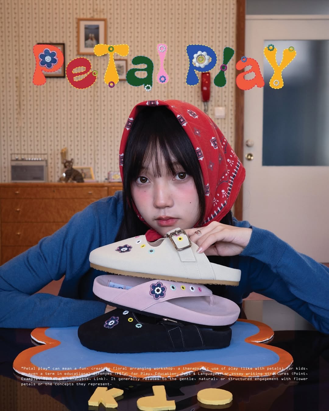 [開團優惠價💓] [kuudoo] Petal Play Sandals / 4 colors (Size 35~45 avilable)