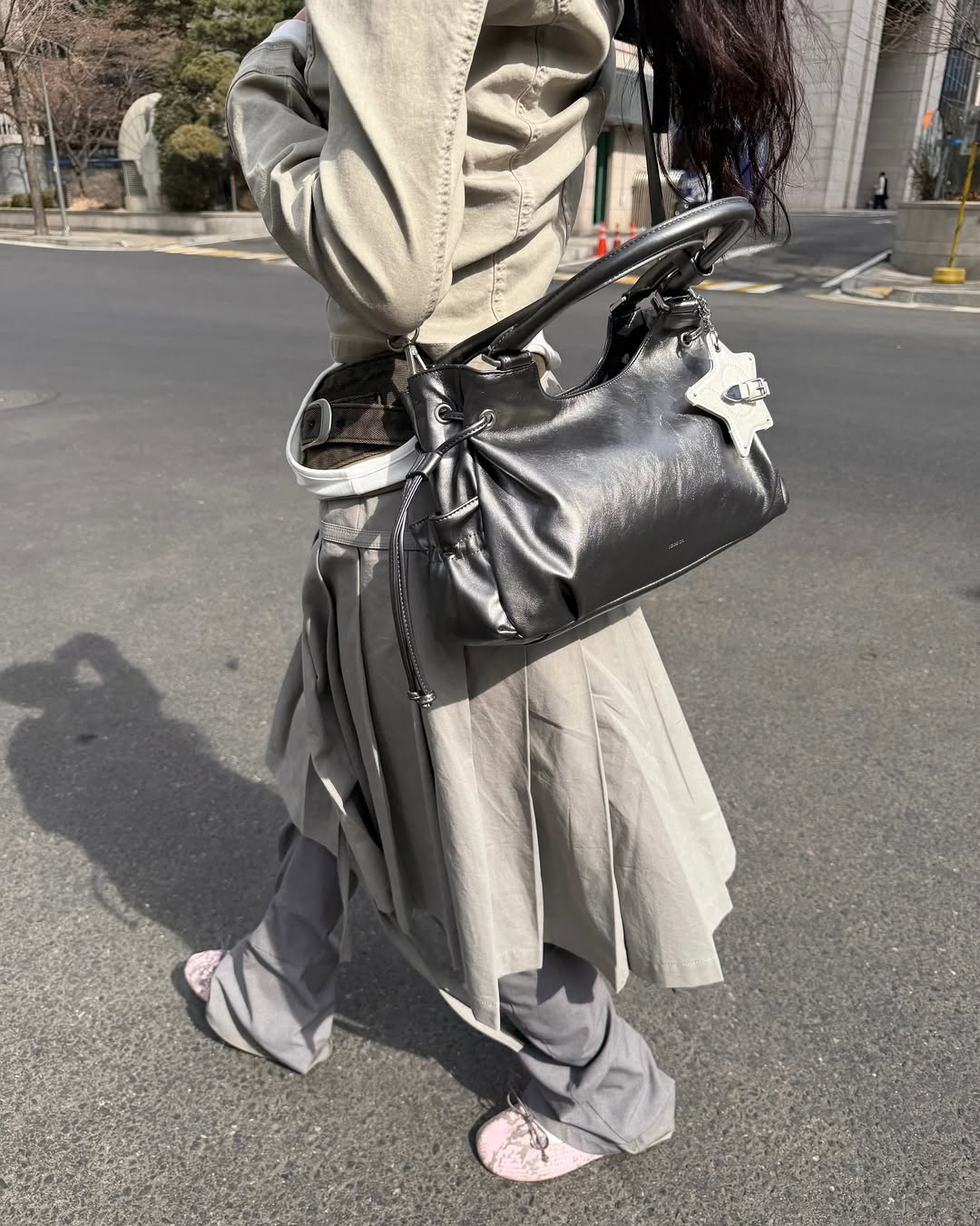 STAND OIL Breezy Bag Mini - Metalic Grey
