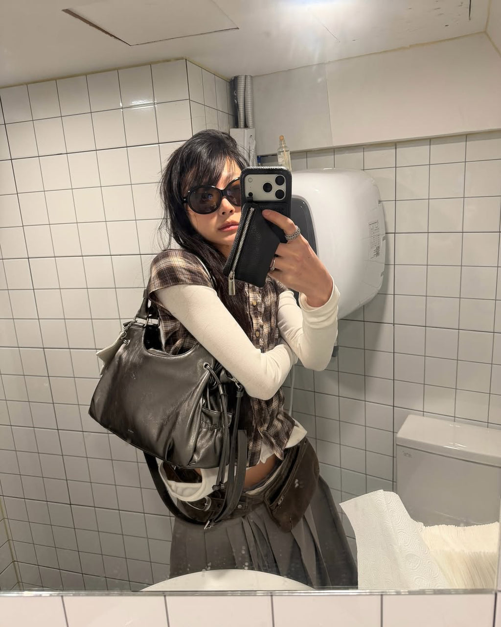STAND OIL Breezy Bag Mini - Metalic Grey