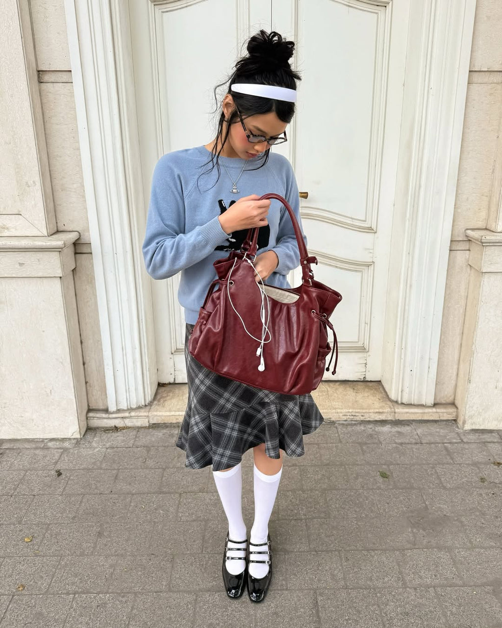 [允真/Seulgi同款🎀] STAND OIL Breezy Bag - Red Wine