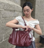 [允真/Seulgi同款🎀] STAND OIL Breezy Bag - Red Wine